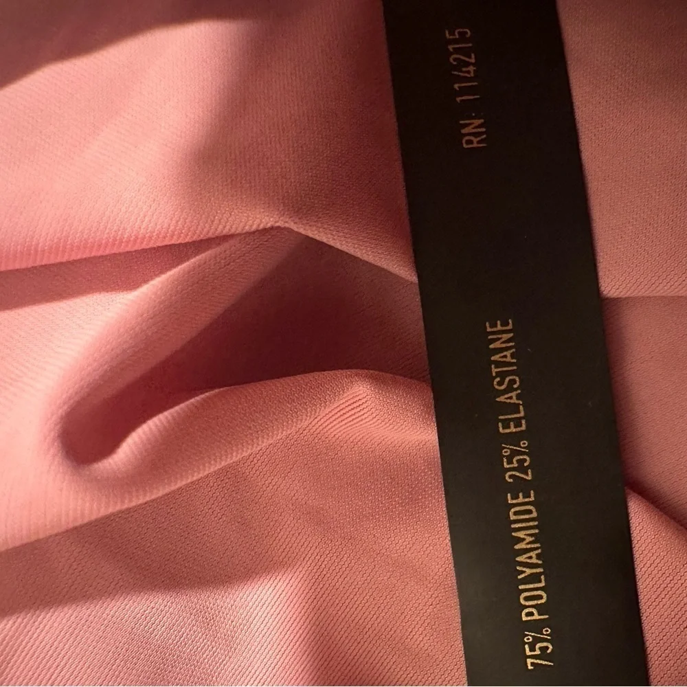 NWT Vix PaulaHermanny Solid Karen Cover Up Skirt in Pink. Light, Soft, Cooling M